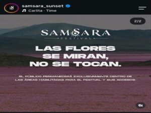 SAMSARA: organizador defiende propuesta de encuentro musical en Chehueque y asegura que busca poner en valor el Desierto Florido sin intervenir sus zonas de floración